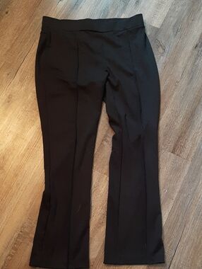 Ruby Rd. Black Boot-Cut Dress Pants, Elastic Waist, Most Comfy Work/Go Out Pants